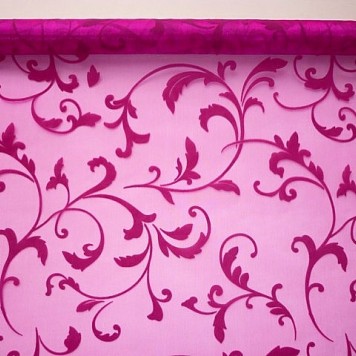 Organza sul catifea 23.5cmx5m ciclam