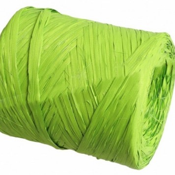Rola rafie 1cmx200m verde deschis