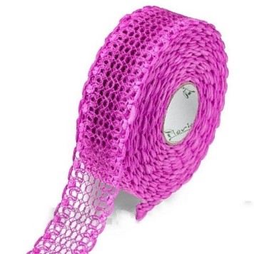 Banda decor textil 40mmx10m pink