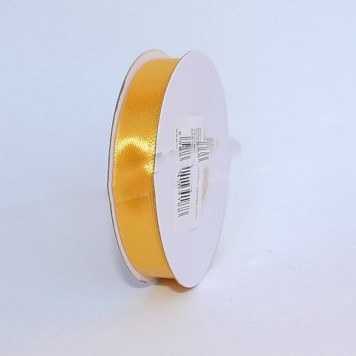 Banda decor saten 2cmx25y galben soare