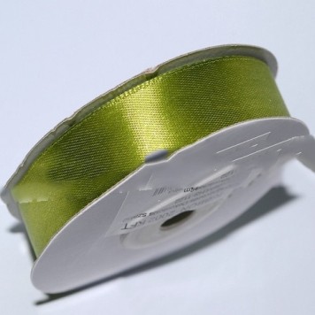 Banda decor saten 2cmx25y verde muschi deschis