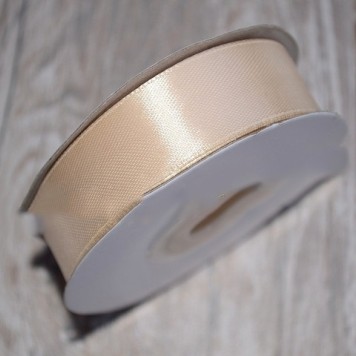 Banda decor saten 2cmx25y crem