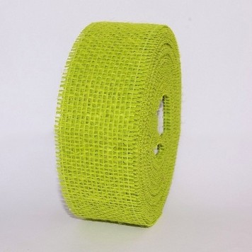 Banda decor yuta 5cmx10m verde deschis