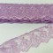 Banda decor dantela 4cmx10m mov deschis