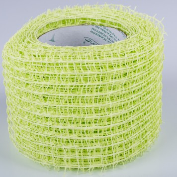 Banda dec. plasa simpla 5cmx10m verde deschis