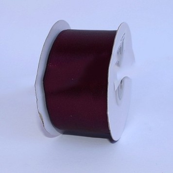 Banda decor saten 3.8cmx25y burgundy