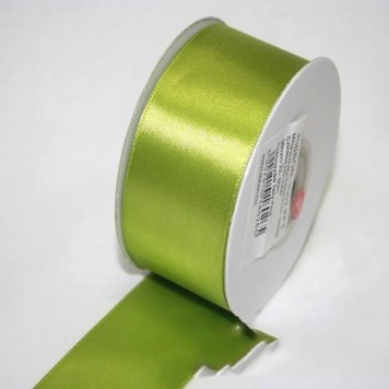 Banda decor saten 3.8cmx25y verde muschi deschis