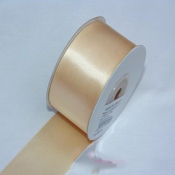 Banda decor saten 3.8cmx25y crem