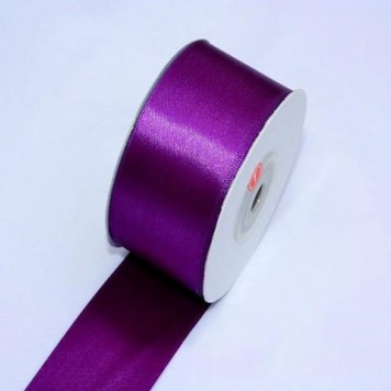 Banda decor saten 3.8cmx25y mov inchis