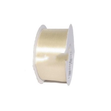 Banda decor saten 3.8cmx25y bej