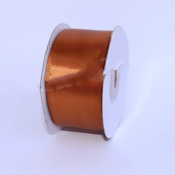 Banda decor saten 3.8cmx25y teracota