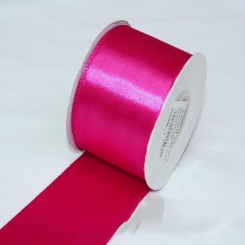 Banda decor saten 5cmx25y ciclam