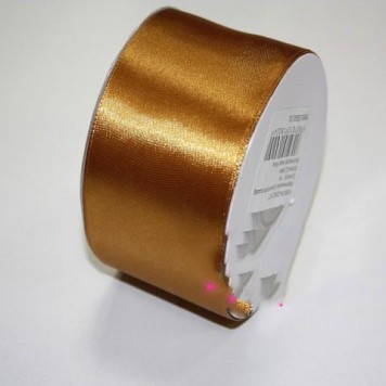 Banda decor saten 5cmx25y auriu