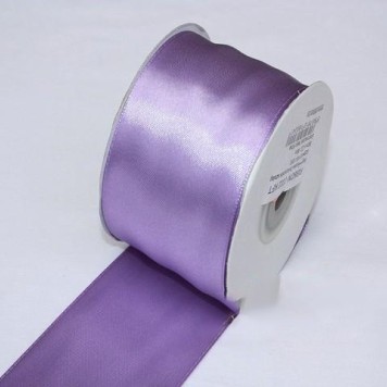 Banda decor saten 5cmx25y mov deschis
