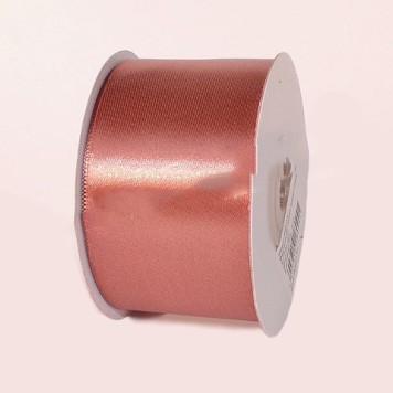 Banda decor saten 5cmx25y cinnabar