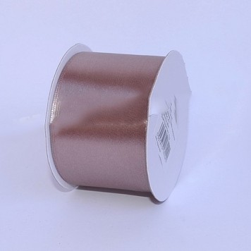 Banda decor saten 5cmx25y ginger