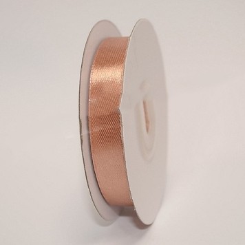 Banda decor saten 13mmx25y bej pudra inchis