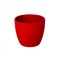 Bol ceramic 10cm rosu