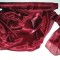 Organza satinata bordeaux