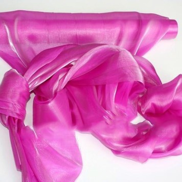 Organza satinata ciclam