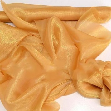 Organza satinata auriu