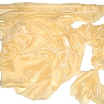 Organza satinata crem inchis