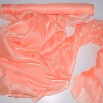 Organza satinata piersica