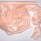 Organza satinata piersica deschis