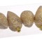 Ornament brad 8cm 4buc./pachet auriu