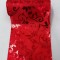 Organza satinata 12cm rosu
