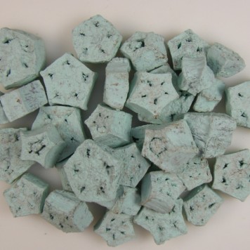 Felii de mehogany vopsit aqua