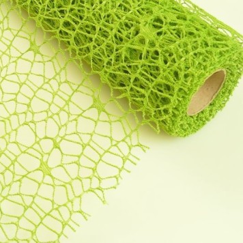 Plasa decor dantela 48cmx5m verde muschi