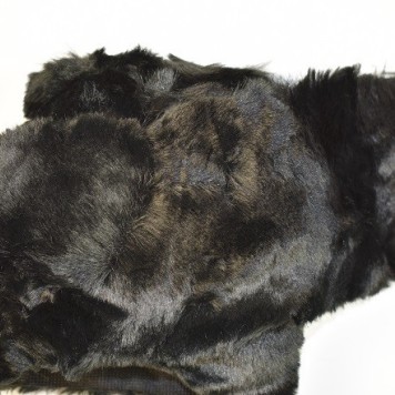 Rola blana iepure 8cmx1.6m negru