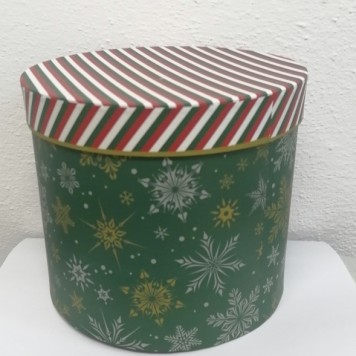 Set cutii din carton rotunde s/3 verde