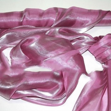 Organza saten 47cmx10m nalba