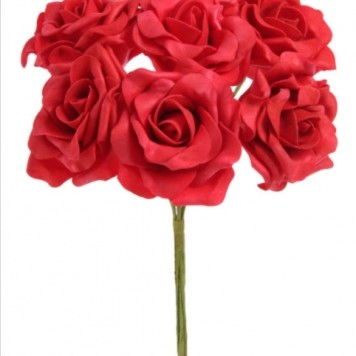 Buchet trandafiri polifoam x6 rosu