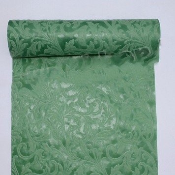 Amb.celofibra catifea 3d 30cmx10m verde vintage
