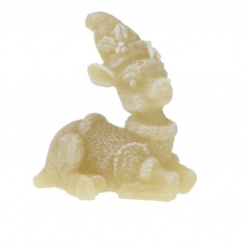 Lum.forma de cerb 8 x 10 cm crem