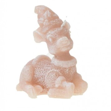 Lum. forma de cerb 8 x 10 cm roz