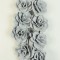 Flori acacia 6cm vopsit albastru deschis