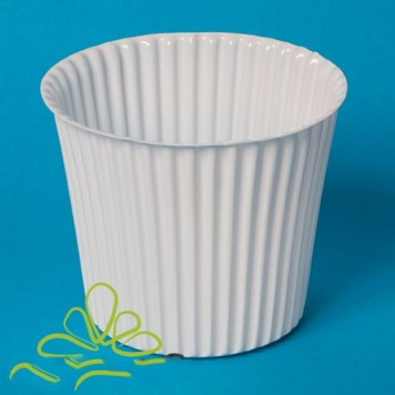 Vas pvc 14cm alb