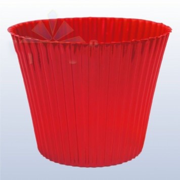 Vas pvc 14cm rosu
