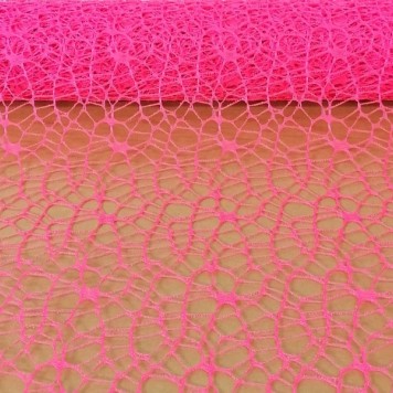 Plasa decor dantela 50cmx5y roz inchis