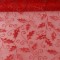 Organza cu glitter 36cmx5y rosu