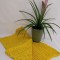 Plasa juta natur,colorat galben