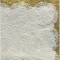 Servetele de nunta metal 33x33cm S/20 auriu/alb.