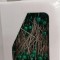 Ace cu margele 6mm S/144 verde inchis