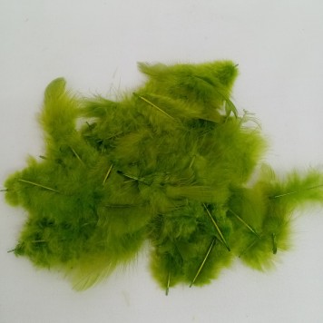 Pene 7-12cm 10gr. verde oliv