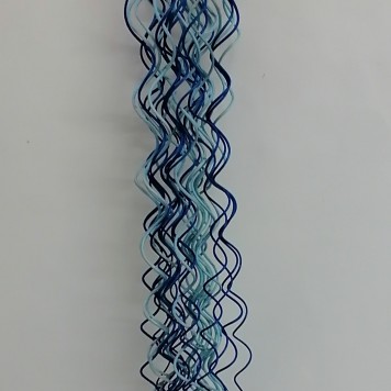 Fir curly S/30 albastru-aqua