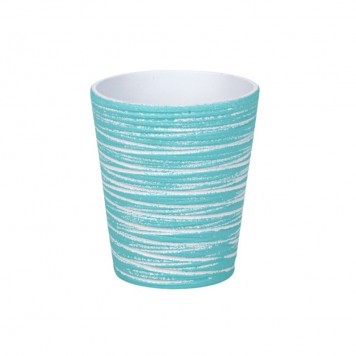 Vas orhidee string 13x15cm turcoaz